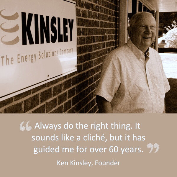 Quote from Ken Kinsley, Founder Quote from Ken Kinsley, Founder