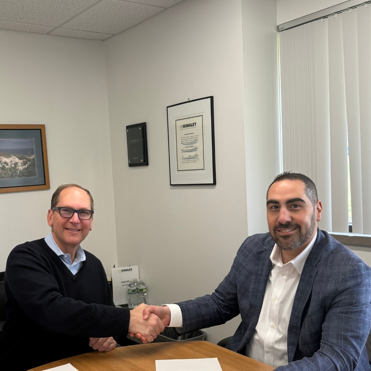 Pictured are David Kinsley, President of Kinsley Energy Systems and Wissam Balshe, Mainspring Senior Director of Channel Partnerships